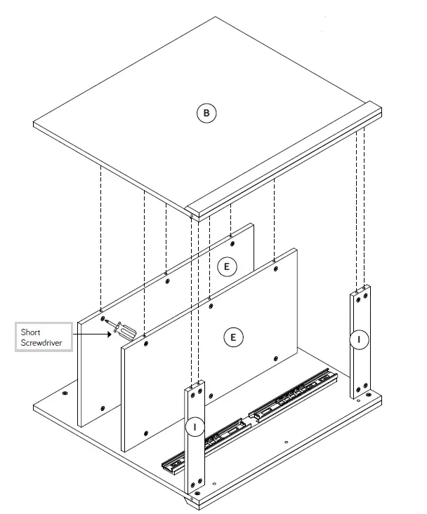 Teknik 5421417 Craft Desk Table 15