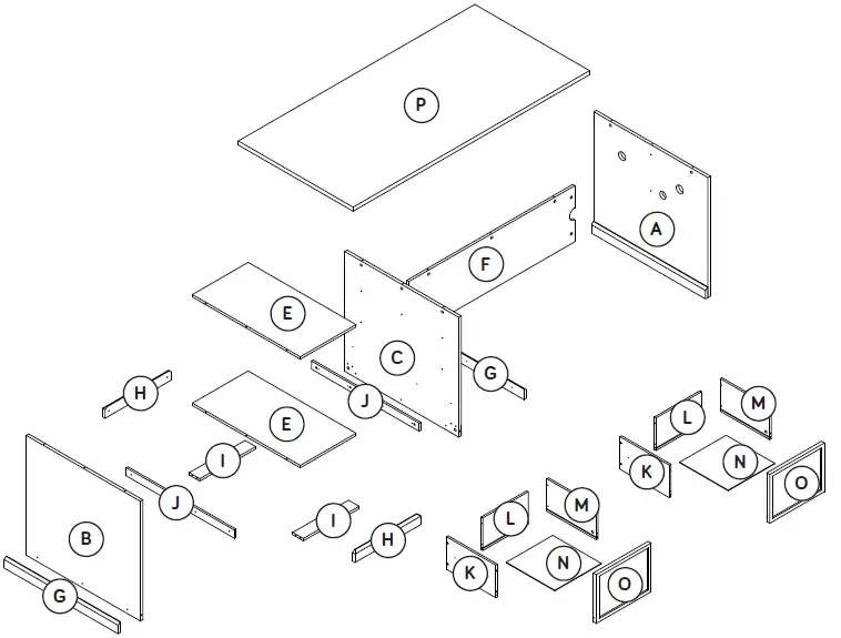 Teknik 5421417 Craft Desk Table 2