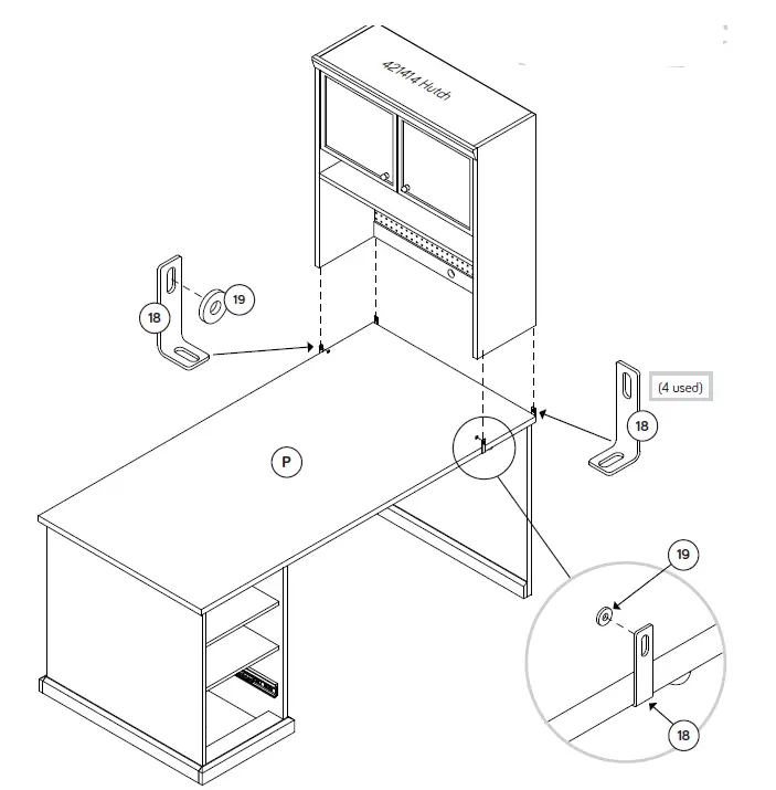 Teknik 5421417 Craft Desk Table 26