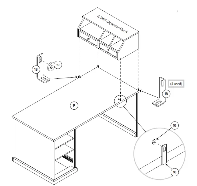 Teknik 5421417 Craft Desk Table 27