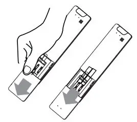 MRCOOL BGEFU1 AHU Remote Control User Manual - Inserting and Replacing Batteries