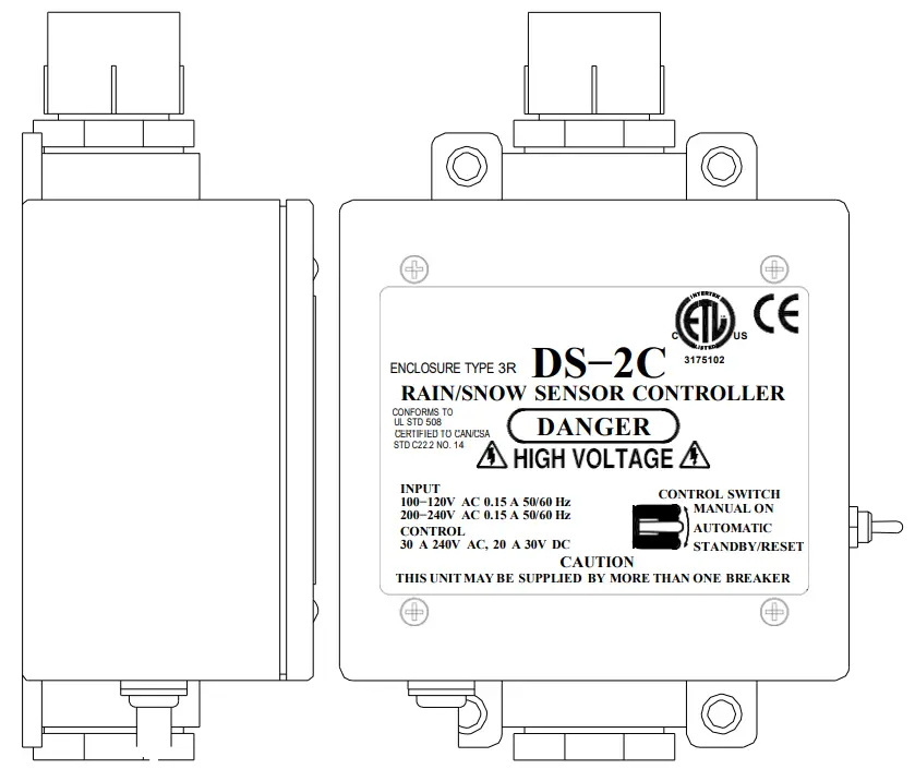 Warmup DS-2C Outdoor Snow Melting Controller