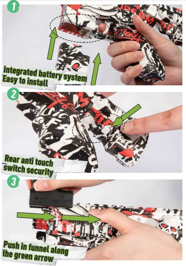 CAISSA Electric with Gel Ball Toy - Figure 3