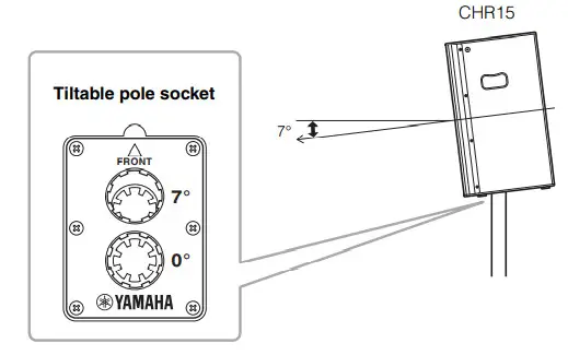 YAMAHA CHR Series Speaker System - Bottom side 1