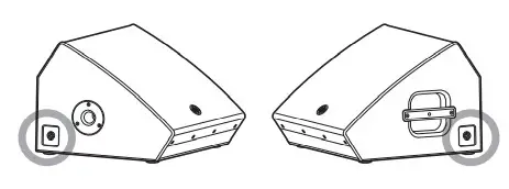 YAMAHA CHR Series Speaker System - Controls and Connectors