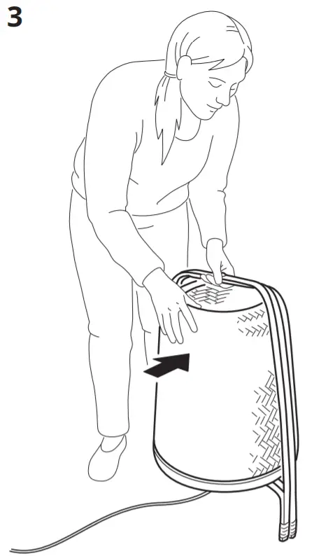 IKEA KNIXHULT Table Lamp with LED Bulb - FIG 5