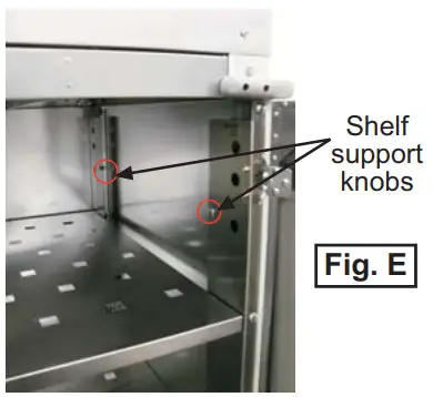 Cadco CBC-GG-2-L4 Deluxe Grab & Go Mobile Merchandising Cart - fig3