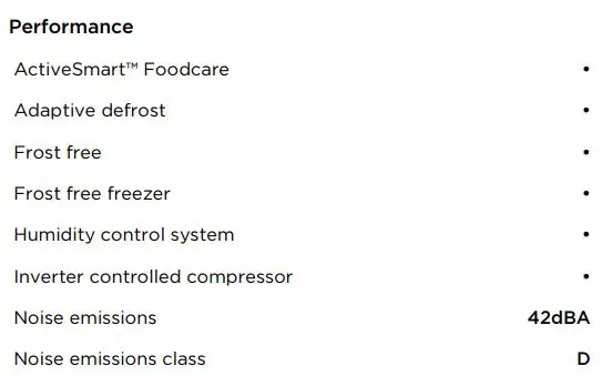 FISHER PAYKEL RF442BRXFD5 68cm 413L Freestanding Refrigerator Freezer User Guide - SPECIFICATIONS