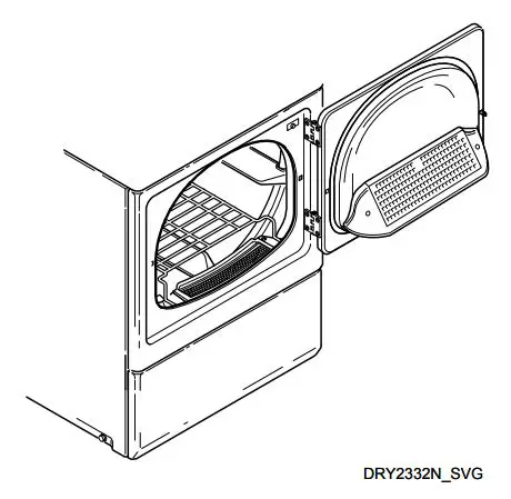 Alliance DR7003WE Front Load Dryers User Guide - A drying rack