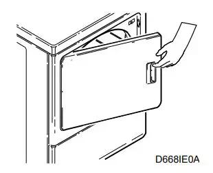 Alliance DR7003WE Front Load Dryers User Guide - Close loading door