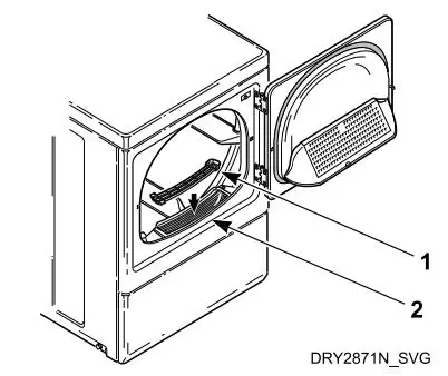 Alliance DR7003WE Front Load Dryers User Guide - Lint Filter