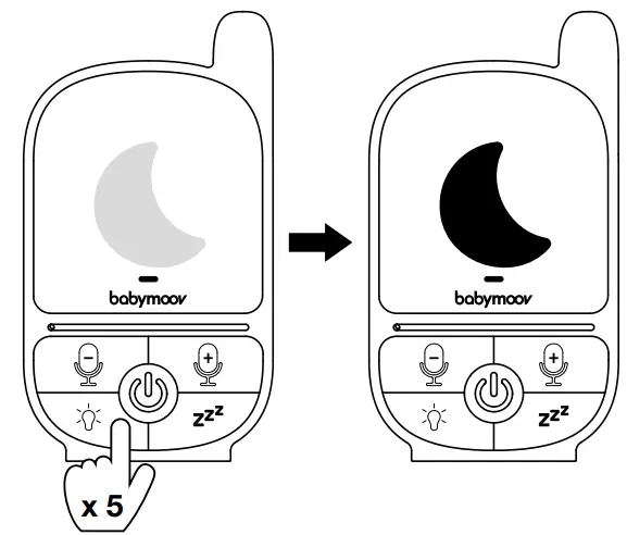 Adjusting the brightness