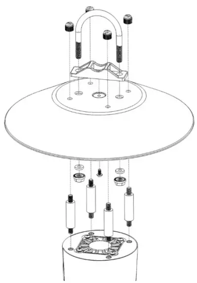 apogee TS 100 Fan Aspirated Radiation Shield - fig 3