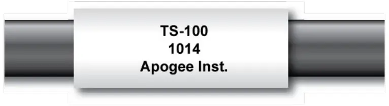 apogee TS 100 Fan Aspirated Radiation Shield - fig