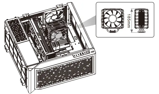 thermaltake Ceres 500 TG ARGB Mid Tower Chassis - Fig2