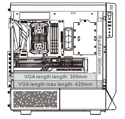 thermaltake Ceres 500 TG ARGB Mid Tower Chassis - Fig3