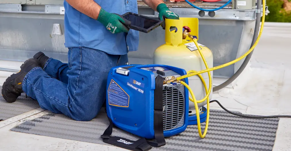 Yellow Jacket 95780 Turborecover Oil-less Universal Refrigerant Recovery System User Manual