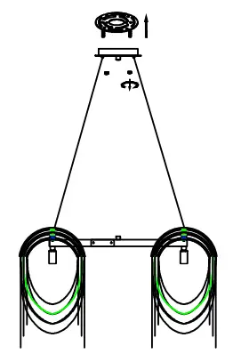 CWI Lighting 5637P24C Shirley 8 Light 24 inch Chrome Down Chandelier Ceiling Ligh - Ceiling Canopy