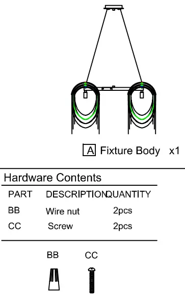 CWI Lighting 5637P24C Shirley 8 Light 24 inch Chrome Down Chandelier Ceiling Ligh - Package Contents