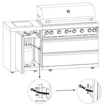 Mont Alpi Mai805 Island Outdoor Cooking - 6