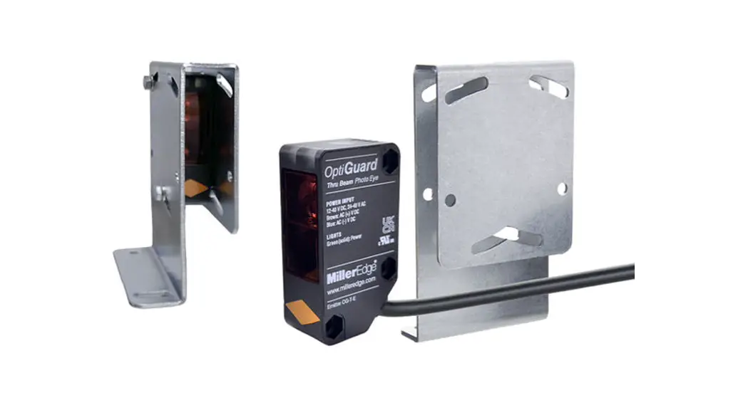 Miller Edge Og-t-k10 Optiguard Monitored Thru-beam Photo Optic System Instruction Manual