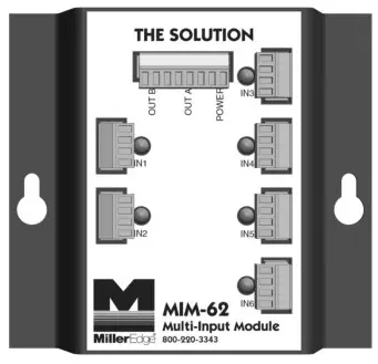 Miller Edge OG T K10 OptiGuard Monitored Thru Beam Photo Optic System - OPERATOR