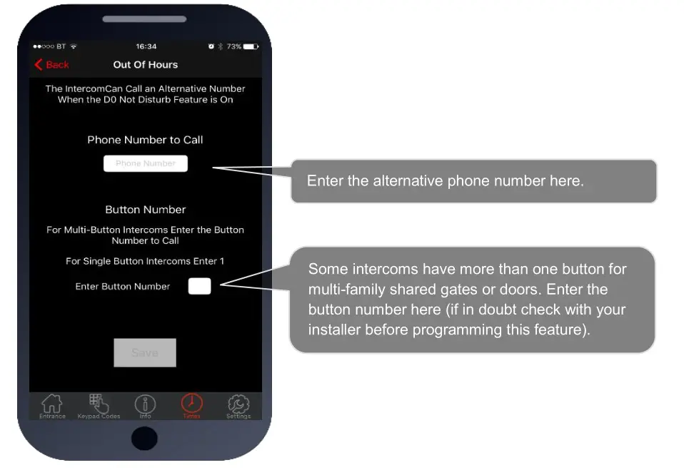 TRINITY GATE CellBox Prime Cellular Intercom System - After Hours (Out of Hours)