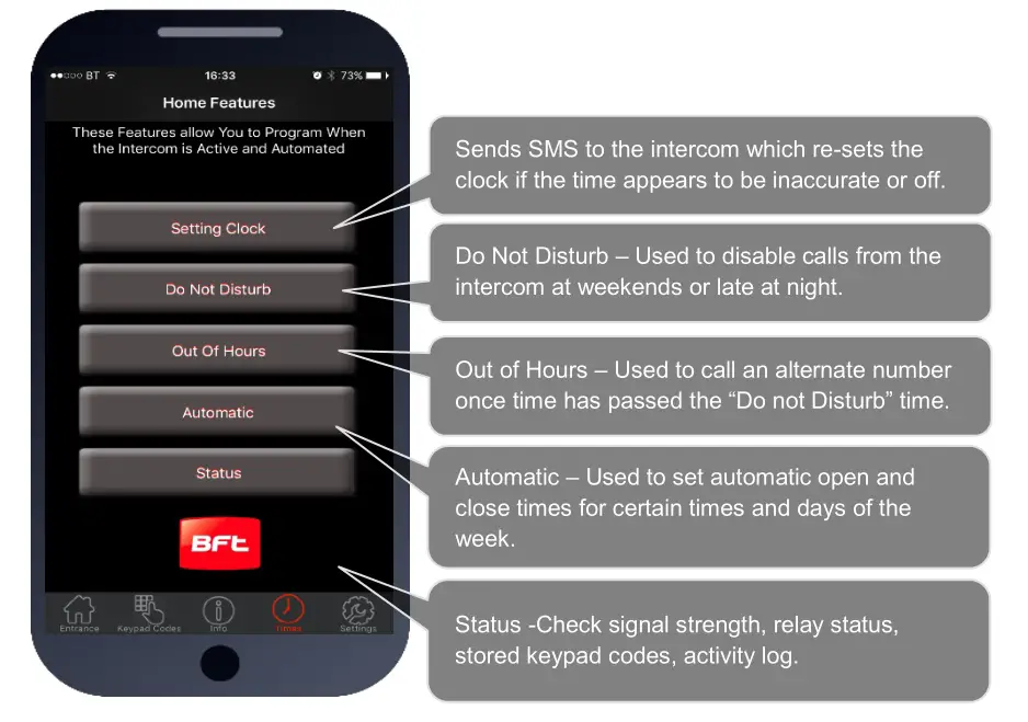 TRINITY GATE CellBox Prime Cellular Intercom System - Timing and Other Features