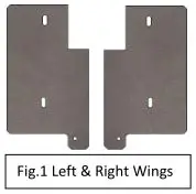 BeModern Broseley Evolution Fireplace-Stoves - Fig.1 Left & Right Wings