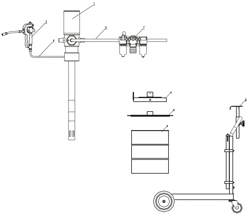 macnaught GPK12050 1 001 Air operated Grease Distribution Kits - ACCESSORIES