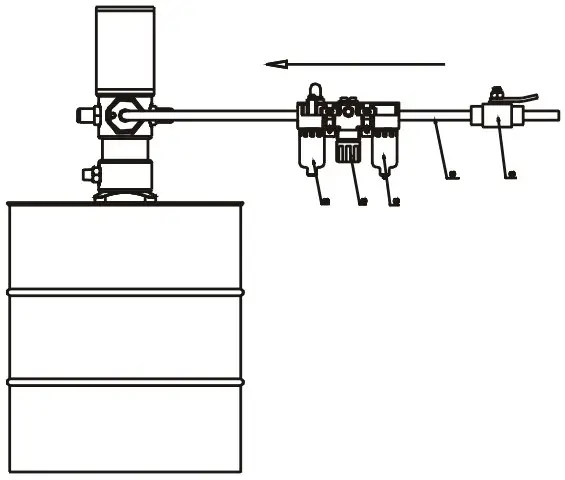 macnaught GPK12050 1 001 Air operated Grease Distribution Kits - GREASE DISCHARGE