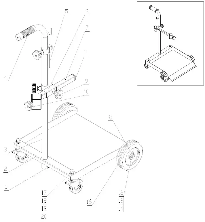 macnaught GPK12050 1 001 Air operated Grease Distribution Kits - PARTS LIST
