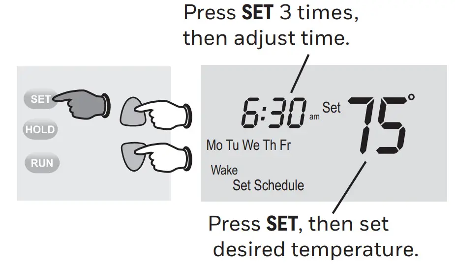 Honeywell Pro 2000 Series Programmable Digital Thermostat - figure 8