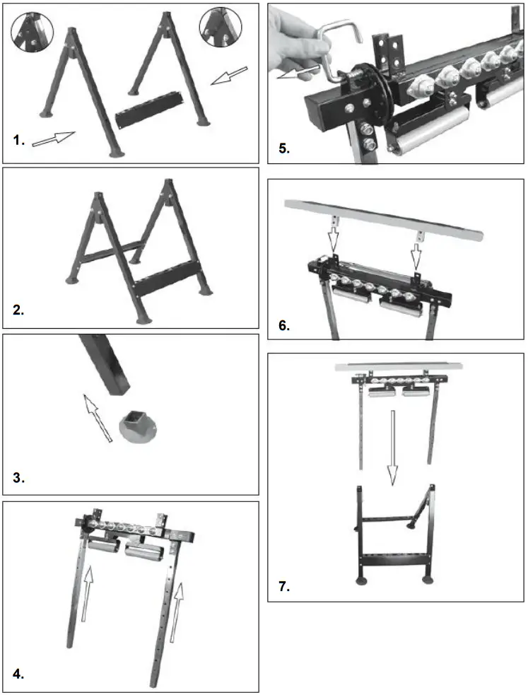 westfalia 811615 Multi Function Work Bench - Assembly