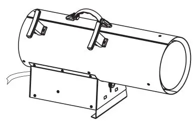 Dura Heat Propane Construction Heater - Assembling the Cord Wrap Attachments
