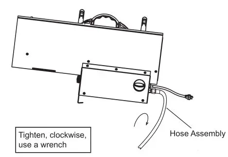 Dura Heat Propane Construction Heater - Regulator and Hose Connection