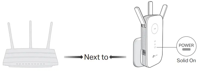tp-link AC1750 Wi-Fi Range Extender - Power