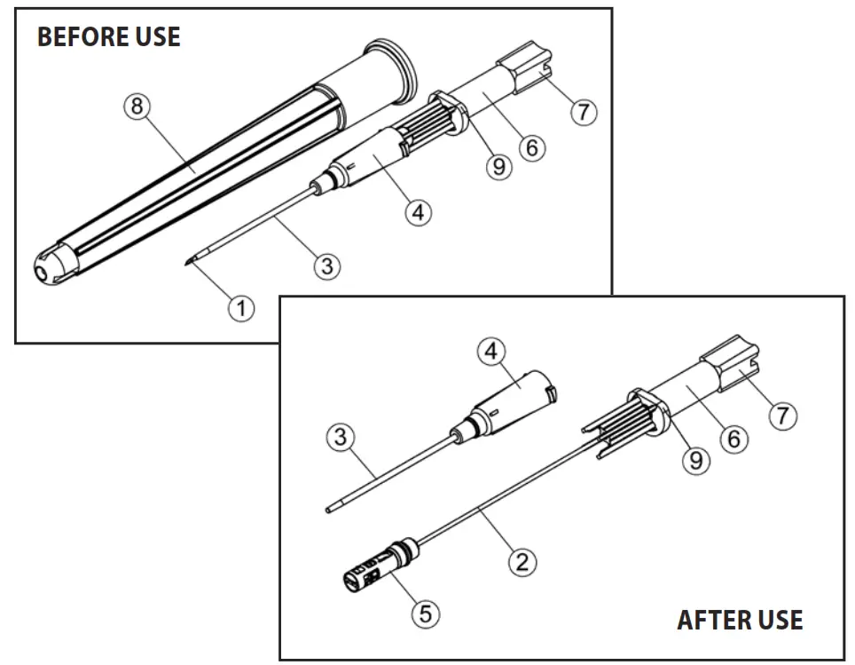 Jelco IntuitIV Safety IV Catheter - DESCRIPTION