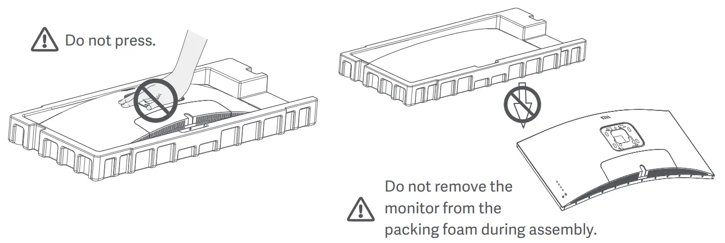 xiaomi 6934177720543 Curved Gaming Monitor 34 - Installation1