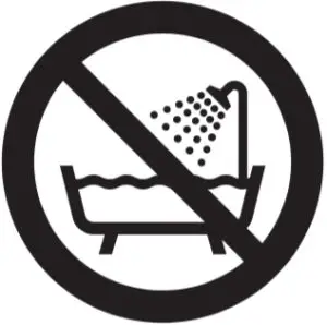Shower Warning Icon