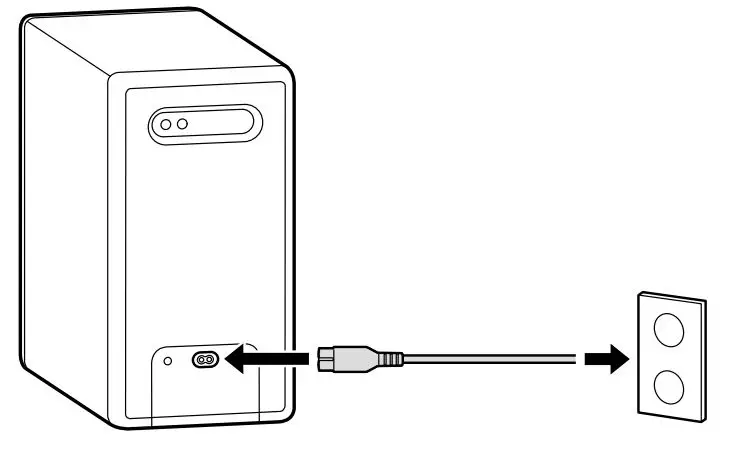 SONY SA-SW3 Wireless Subwoofer - Connect the AC power cord