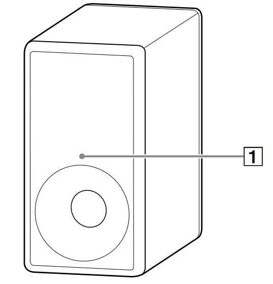 SONY SA-SW3 Wireless Subwoofer - Front