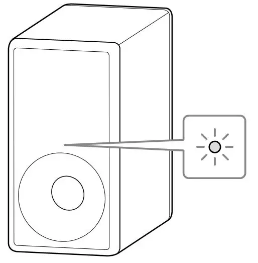 SONY SA-SW3 Wireless Subwoofer - Make sure that the power indicator on the subwoofer lights in green