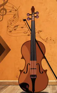 PyleUSA Plywood Violin Stringed Instrument PGVILN20