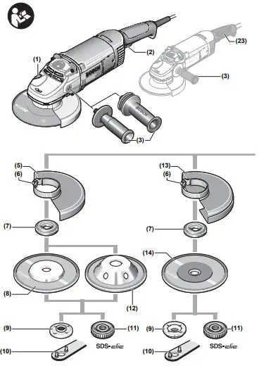 BOSCH GWS Professional Grinder-