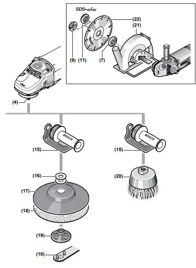 BOSCH GWS Professional Grinder-1