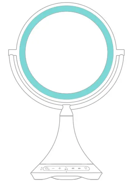 Ihome Beauty Lux Icvbt7 Smart Mirror User Manual