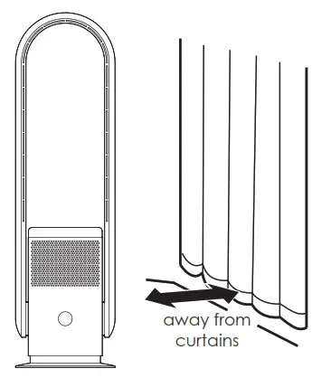 mistral SKJ CR022 Smart Bladeless Fan And Air Purifier- Installation