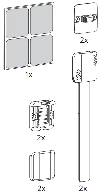 IKEA UNDVIKA Multi Latch - 2X