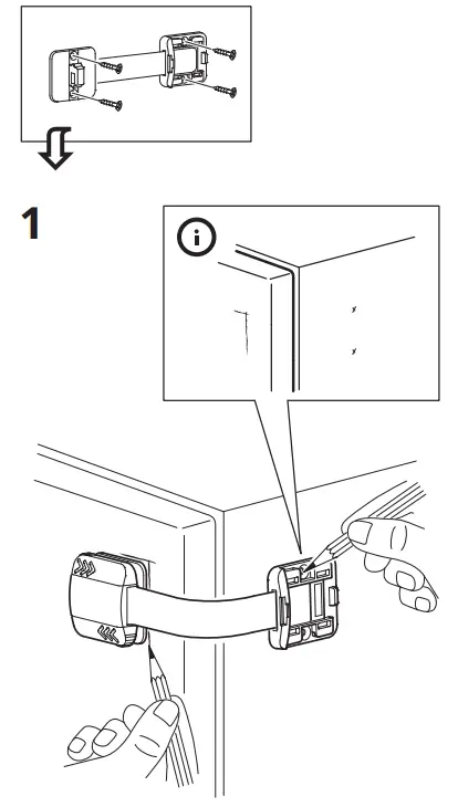 IKEA UNDVIKA Multi Latch - PARTS 11